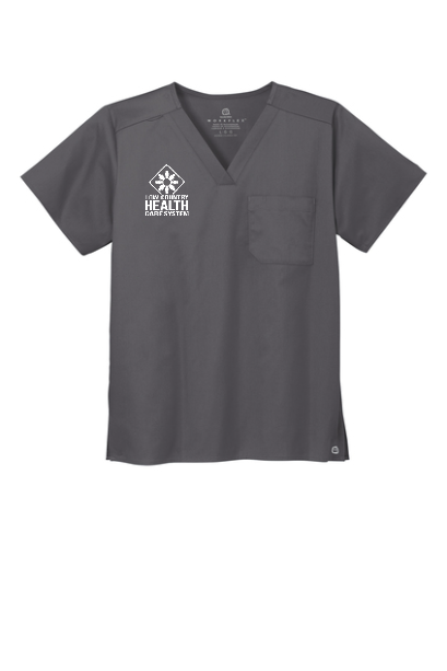 Wink® Unisex WorkFlex Chest Pocket V-Neck Top